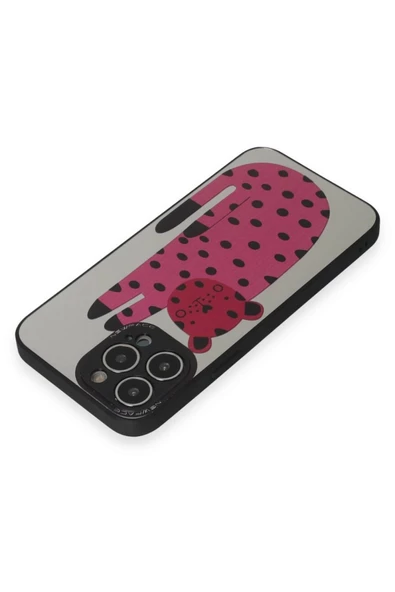 İPhone 13 Pro Aynalı Kılıf Mirror Desenli Kapak - 3