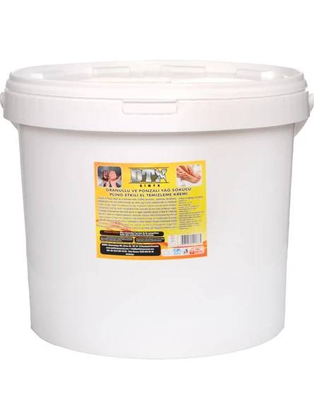 Dtx Kimya Yumuşak Sanayi Tipi Granürlü El Temizleme Sabunu (Kremi) 15 kg ürün görseli