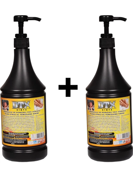 Dtx Kimya 2 Adet Sanayi Tipi Kumlu El Temizleme Kremi Sabunu 1 Kg ürün görseli