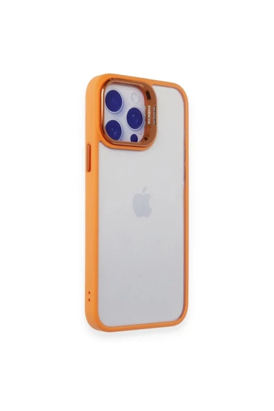 İPhone 14 Pro Uyumlu Kamera Çerçevesi Açılır Kamera Lens Hediyeli Darbe Korumalı Kılıf - 2