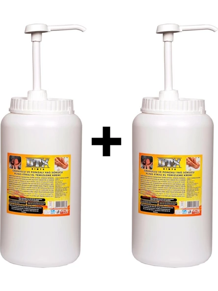 Dtx Kimya 2 Adet Sanayi Tipi Ponza'lı Talaşlı El Temizleme Kremi Sabunu 3 Kg ürün görseli