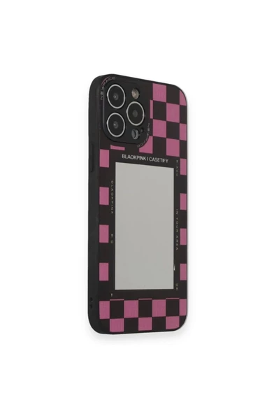 İPhone 13 Pro Aynalı Kılıf Mirror Desenli Kapak - 1