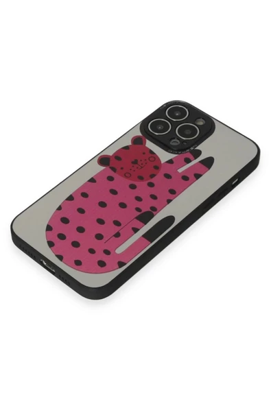 İPhone 13 Pro Aynalı Kılıf Mirror Desenli Kapak - 4