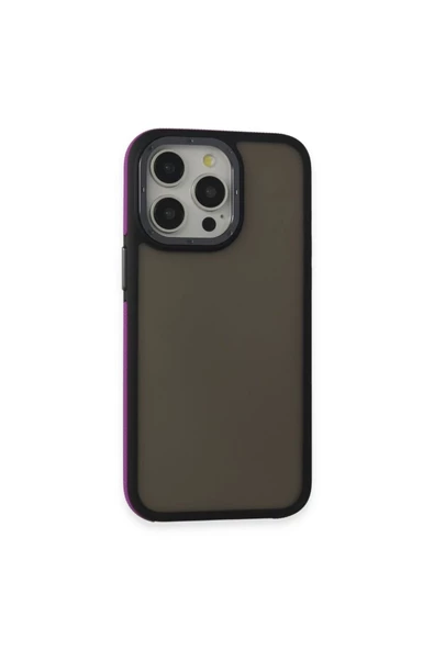 iPhone 15 Pro Harvel Darbe Emici Kenarları Renkli Kapak - 2