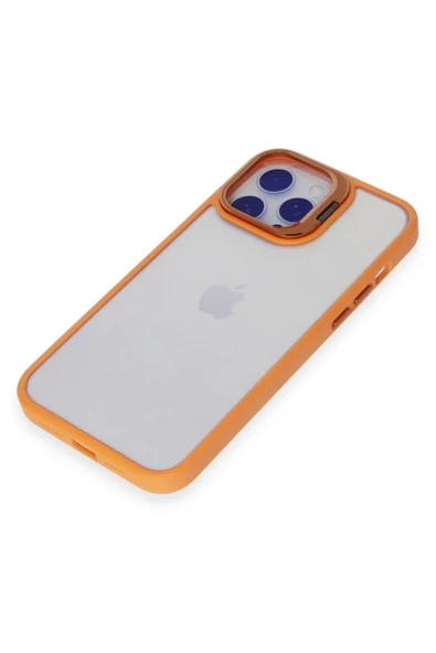 İPhone 14 Pro Uyumlu Kamera Çerçevesi Açılır Kamera Lens Hediyeli Darbe Korumalı Kılıf - 6