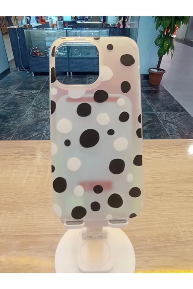 İPhone 14 Pro Max Uyumlu Hologram Özellikli Işıkta Renk Değiştiren Kapak - 2