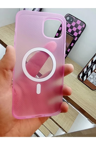 İPhone 15 Plus İPhone 14 Plus Uyumlu MagSafe Özellikli Toz Korumalı Darbe Korumalı Kılıf - 6