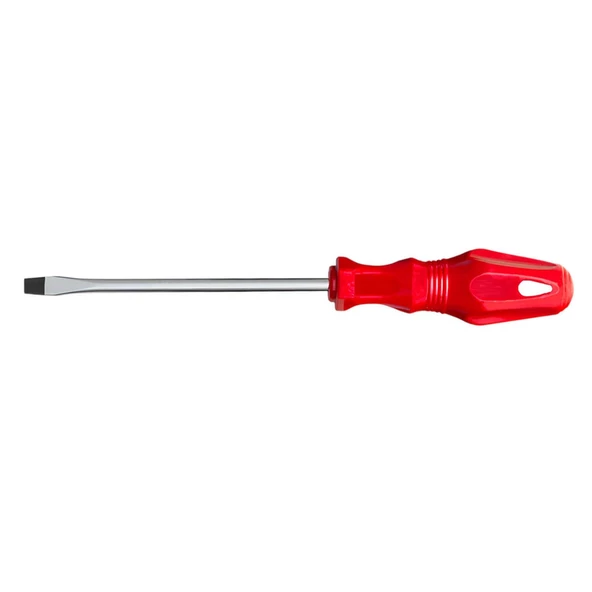 Tornavida Düz Tornavida Kırmızı Plastik Sap 6x100 mm - 3