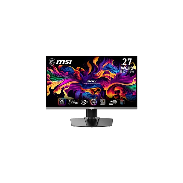 MSI 26.5” MPG 271QRX QD-OLED 2560x1440 (WQHD) 16:9 FLAT QD-OLED 360HZ 0.03MS FREESYNC PREMIUM PRO GAMING MONITOR