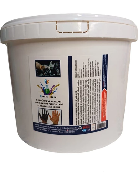 Dtx Kimya Endüstriyel Granürlü Ponzalı El Temizleme Sabunu 5 kg - 1