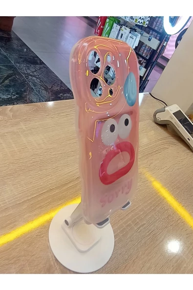 İPhone 14 Pro Max Uyumlu Emo Sorry Kamera Çerçevesi Yuvarlak Kapak - 2