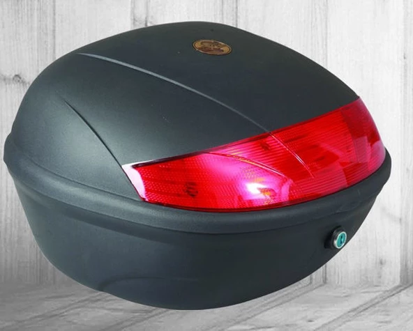 Maxem Mx-32 Motosiklet Arka Çanta Topcase Siyah - 4