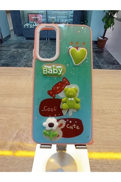 Samsung Galaxy A24 Uyumlu Kabartma Figürlü Darbe Korumalı Kapak Renkli Kılıf - 5