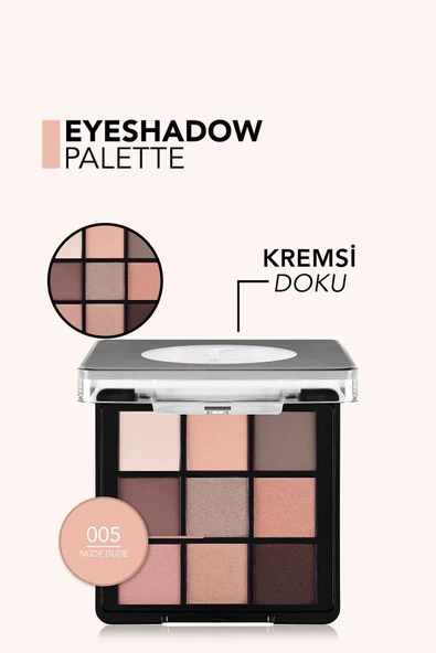 Mat & Işıltılı Kremsi Far Paleti - Eye Shadow Palette - 003 Sunset- 8682536048453 - 6