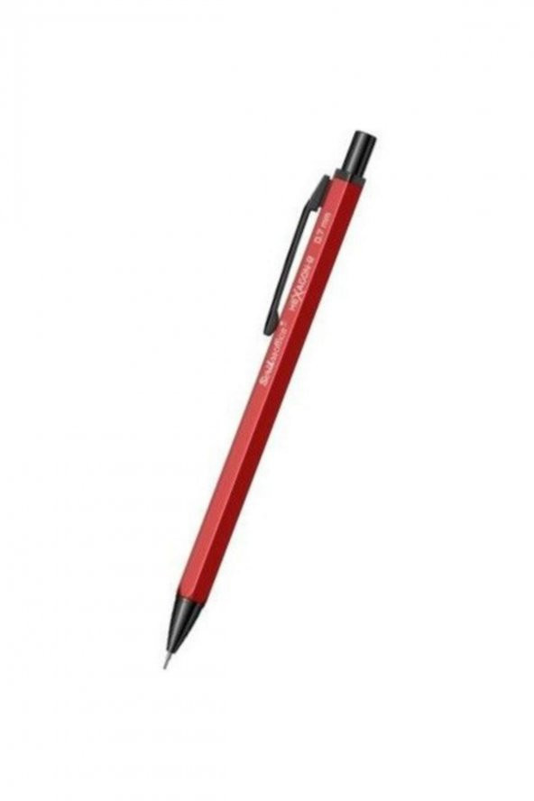 Scrikss Versatil Kalem Hexagon-R 0.7 MM Kırmızı 12 Lİ