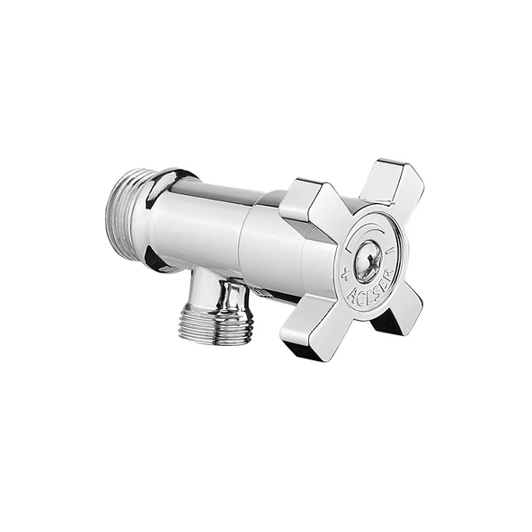 Ara Musluk Klozet Alafranga Flex Hortum Bağlantı Çevirmeli Taharet Musluğu Metal Rezervuar Wc - 4