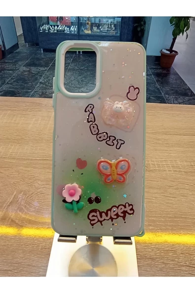 Xiaomi Redmi Note 10S Uyumlu Kabartma Figürlü Darbe Korumalı Kapak Renkli Kılıf - 4