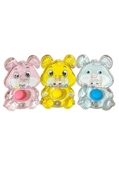 Su Atarisi Suda Halka Geçirme Oyunu Tavşan Şeklinde MAVİ - 2