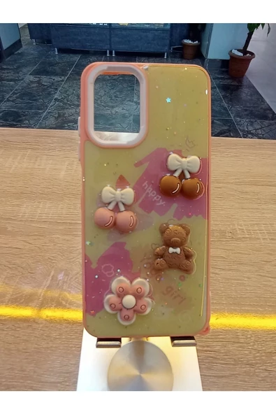 Xiaomi Redmi Note 10S Uyumlu Kabartma Figürlü Darbe Korumalı Kapak Renkli Kılıf - 5