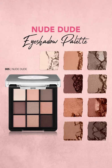 Mat & Işıltılı Kremsi Far Paleti - Eye Shadow Palette - 003 Sunset- 8682536048453 - 5