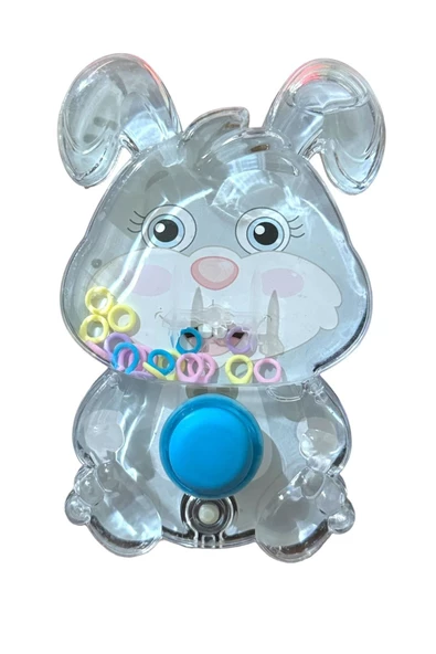 Su Atarisi Suda Halka Geçirme Oyunu Tavşan Şeklinde MAVİ - 3