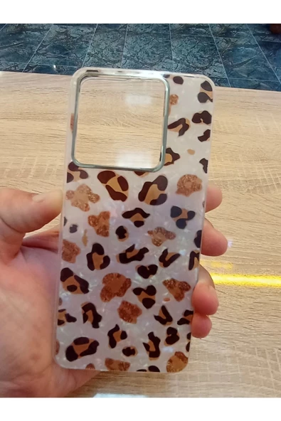 Xiaomi Redmi  Note 13 Pro 5G Leopar Desen Hologramlı Kılıf Darbe Korumalı Kapak - 3