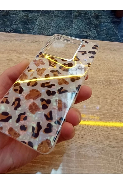 Xiaomi Redmi  Note 13 Pro 5G Leopar Desen Hologramlı Kılıf Darbe Korumalı Kapak - 4