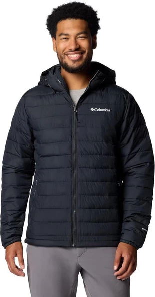 Columbia Powder Lite Hooded Erkek Mont - Resim 5