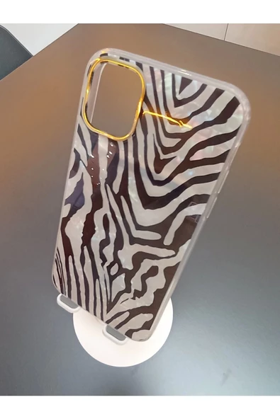 İPhone 12 İPhone 12 Pro Uyumlu Leopar Desen Kılıf Sararmaz Ekstra Darbe Korumalı Kapak - 3