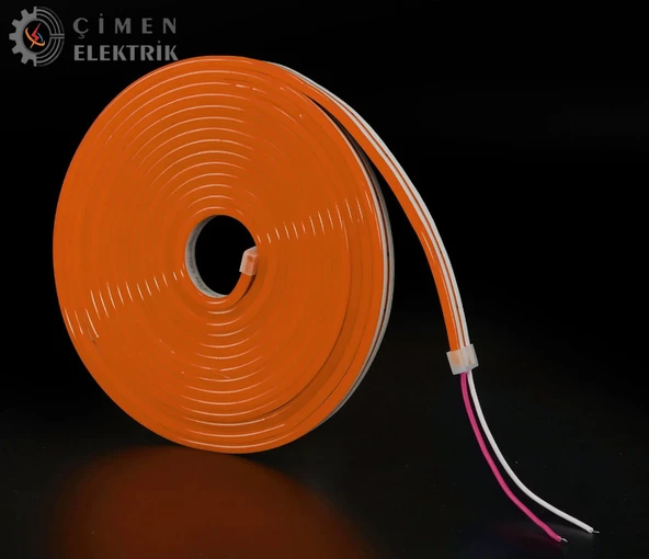 5 Metre NOAS YL42 0126 Dış Mekan 12V Amber Neon Hortum Led