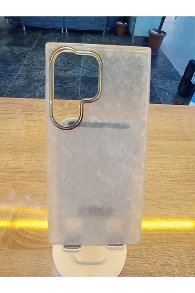 Samsung Galaxy S24 Ultra Uyumlu Mermer Desen Darbe Korumalı Premium Kapak - 5