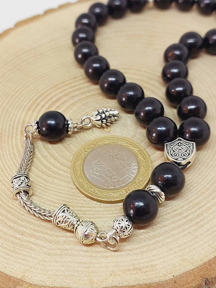 Abanoz Ağacı 33Lük Tesbih 10mm (54648) - Resim 3