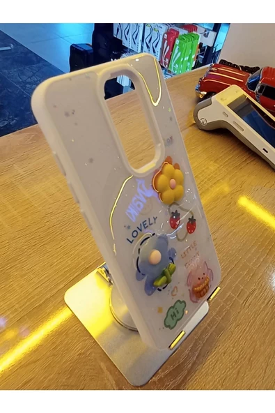Xiaomi Redmi Note 8 Pro Uyumlu Kabartma Figürlü Darbe Korumalı Kapak Renkli Kılıf - 3