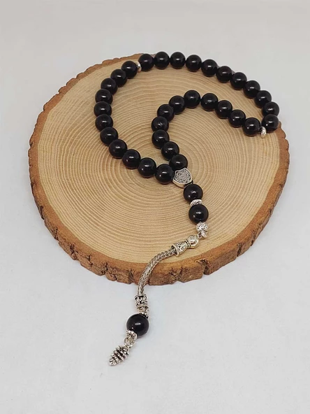 Abanoz Ağacı 33Lük Tesbih 10mm (54648) - Resim 4