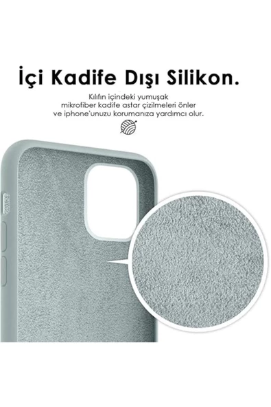 İPhone 15 Pro Max Uyumlu İçi Kadife Lansman Silikon Kılıf Şok Emici Koruma Sağlayan Kılıf - 4