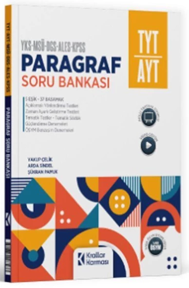TYT AYT Paragraf Soru Bankası Krallar Karması