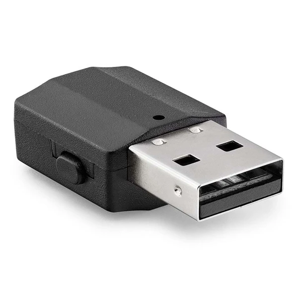Hadron BT600 3.5mm AUX Bağlantılı USB Güç Beslemeli Bluetooth v5.0 Verici Alıcı Adaptör - Siyah - 2