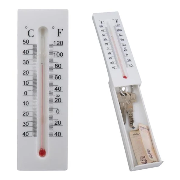 Sunup SN-24891 Dekoratif Gizli Bölmeli Termometre - 4