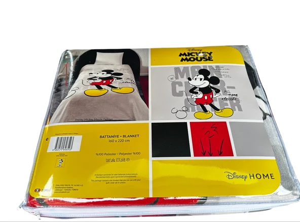 Taç Yeni Sezon Lisanslı Mickey Mouse fashion Battaniye - 2