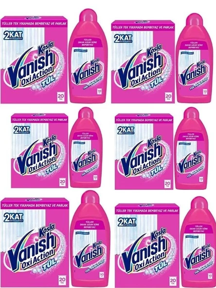 Vanish Kosla Tül 450gr + Parlatıcı 450gr x 6 Adet
