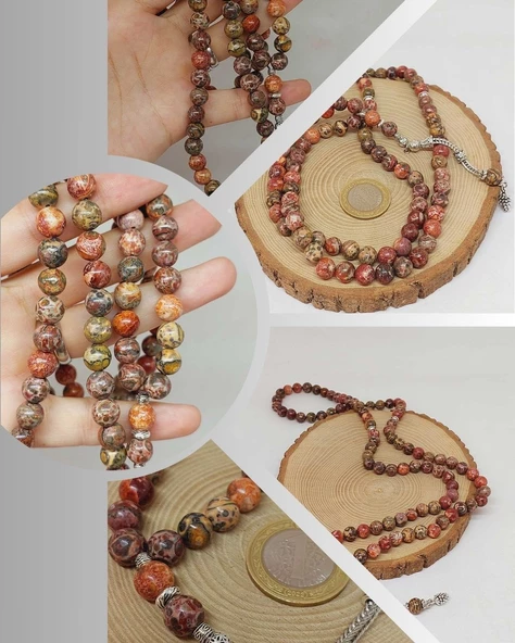 Jasper Taşı 99luk Tesbih 8.5mm (53086) ürün görseli