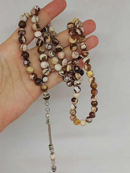 Jasper Taşı 99luk Tesbih 8mm (4441) - Resim 5