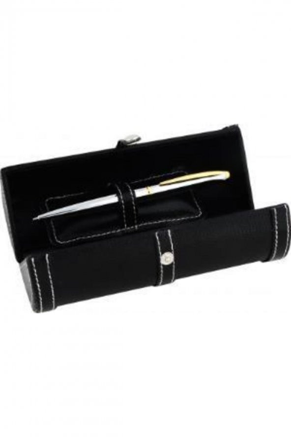 Steel Pen Tükenmez Kalem Noble Serisi Parlak Krom Gold T225