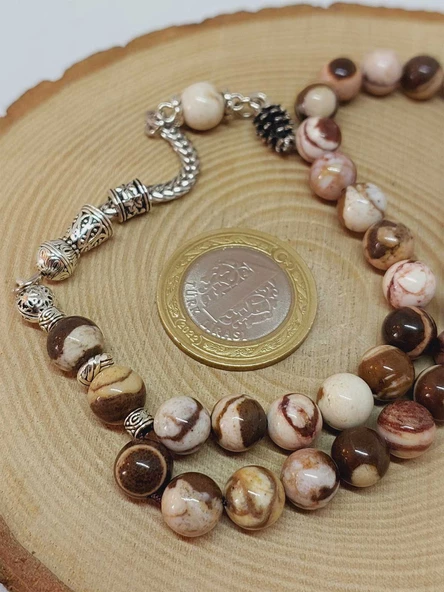 Jasper Taşı 99luk Tesbih 8mm (4441) - Resim 3