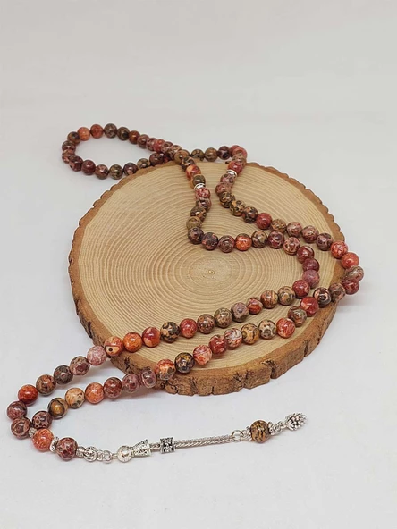 Jasper Taşı 99luk Tesbih 8.5mm (53086) - Resim 4