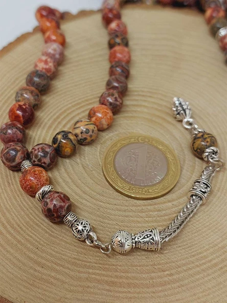 Jasper Taşı 99luk Tesbih 8.5mm (53086) - Resim 3