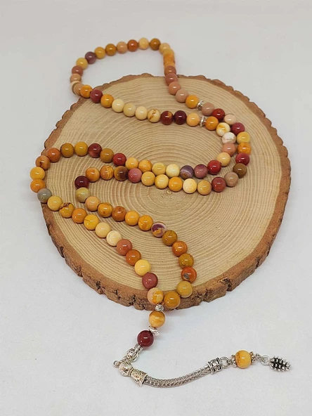 Jasper Taşı 99luk Tesbih 8mm (9805) - Resim 4