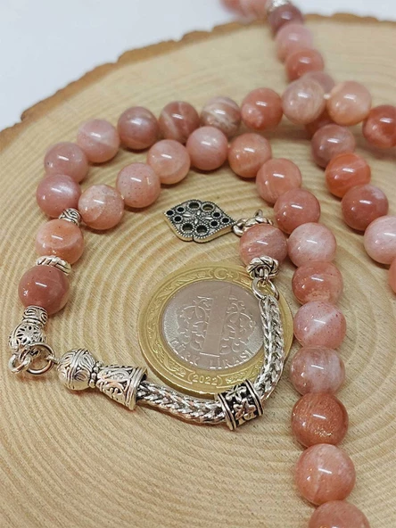 Güneş Taşı 99luk Tesbih 8mm (5630) - Resim 3