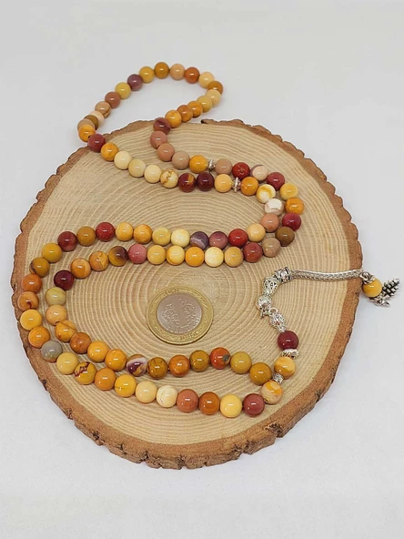 Jasper Taşı 99luk Tesbih 8mm (9805) - Resim 6