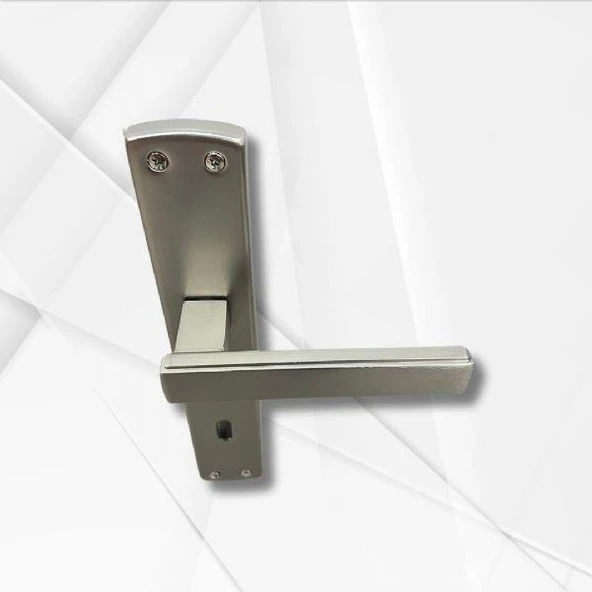 Marelli LUSSO INOX inox saten renkli AYNALI 1. KALİTE kapı kolu - 2